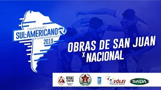 SulAmericano de Clubes Masculino  Obras de San Juan ARG x Nacional URU [upl. by Frear]