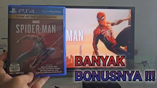 UNBOXING amp REVIEW MARVEL SPIDERMAN GAME OF THE YEAR EDITION BLUERAY DISC PS4 [upl. by Eneleh]