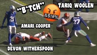 Amari Cooper Vs Devon Witherspoon amp Tariq Woolen 🔥 WR Vs CB Browns Vs Seahawks 2023 highlights [upl. by Loree197]