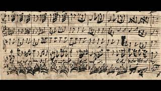 Johann Sebastian Bach  Coffee Cantata c 1730 Manuscript [upl. by Yblok95]