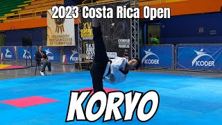 Koryo Poomsae  2023 Costa Rica Open Taekwondo Championships [upl. by Frolick]