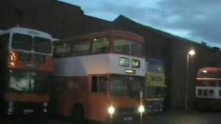 Buses and Trams in Manchester 6th December 2009 [upl. by Veedis]