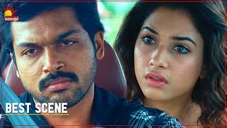 Paiyaa Movie Scene 1  Karthi  Tamannah  Yuvan  Lingusamy  Kalaingar TV Movies [upl. by Ark505]