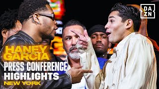 Devin Haney vs Ryan Garcia  New York Press Tour Highlights [upl. by Hills]