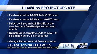 I16 and I95 construction project timeline shifts back [upl. by Allmon]