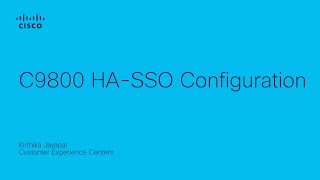 Configure C9800 HASSO [upl. by Jauch]