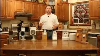 Grain Mill Reviews Basic Overview of the Different Grain Mills Video 1 in a Series [upl. by Hukill]