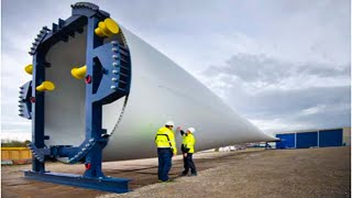 The Most Modern Wind Turbine Blade Manufacturing Technology Today  The Worlds Largest Wind Turbine [upl. by Sasha]