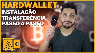 Trezor one Unboxing e Tutorial Passo a Passo de Como Começar a Usar e Transferir suas Criptomoedas [upl. by Elvie]