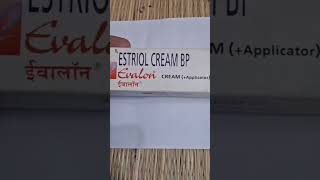 EVALON CREAM  ESTRIOL CREAM  VEGINAL MEDICIN  MEDICIN [upl. by Ahsitul]