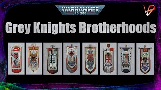 Top 3 Grey Knights Brotherhoods  Warhammer 40K tactics [upl. by Fleta]