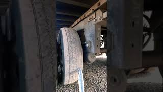 Tire on my semi truck almost exploded on me shorts [upl. by Caputto]