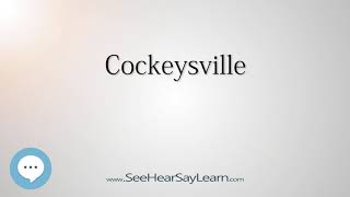 Cockeysville How to Pronounce Cities of the World💬⭐🌍✅ [upl. by Connett]