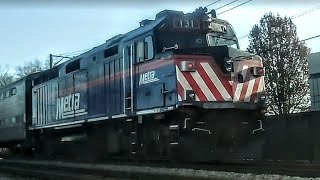 Metra engine 131 is passing through Oak Lawn Illinois [upl. by Josey]