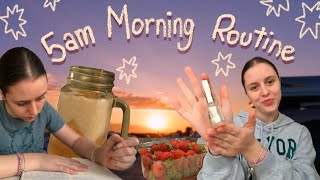 realistic 5am morning routine journaling coffee reading [upl. by Huey]