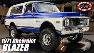 1971 Chevrolet Blazer 4X4 Restomod For Sale Vanguard Motor Sales 7977 [upl. by Ahsenrat]