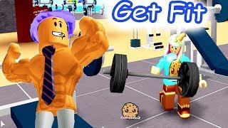 Lets Get Fit Roblox Weight Lifting Simulator 2 GYM  Cookie Swirl C Game Video [upl. by Buller]