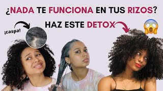 RECUPERA TUS RIZOS Y HAZ QUE CREZCAN BRILLANTES 🌴 DETOX CAPILAR  LIMPIEZA PROFUNDA [upl. by Annasiul538]