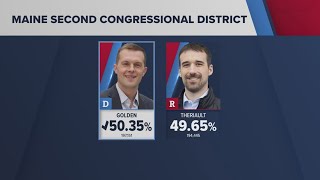 Incumbent Jared Golden wins reelection in Maines 2nd Congressional District race [upl. by Annodas]