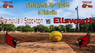 PlainvilleStockton Softball vs Ellsworth Game 1 [upl. by Ilrebmyk412]