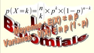 Loi Binomiale Espérance amp Variance [upl. by Ahsimrac]