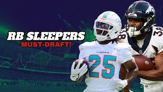 2024 Fantasy Football RB Sleepers You NEED to Target [upl. by Dennie963]