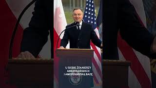 quotPrzyjedźcie do nasquot  Andrzej Duda w Redzikowie [upl. by Nehr]