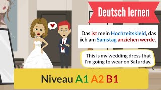 48  Deutsch lernen mit einfachen Sätze a1 a2 b1  Everyday life Learn German with simple sentences [upl. by Glimp]