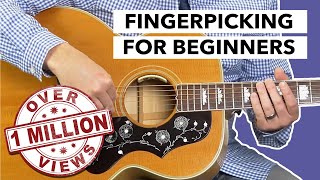 Fingerpicking For Beginners Learn the 1 Technique Within 5 Minutes [upl. by Lyrak]