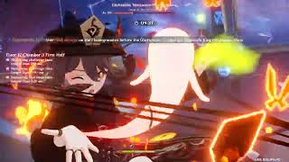 C1 Hu Tao with Xilonen COOKS Abyss ft Arlecchino Overload Genshin Impact 51 [upl. by Giles98]