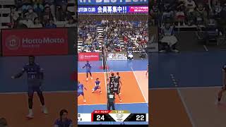 Nishidas Epic Solo Performance in Japanese Volleyball League🦅🏐 [upl. by Lorens]