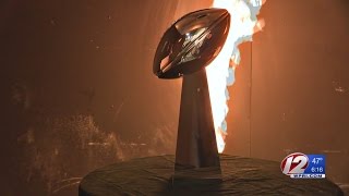 Iconic Super Bowl trophy made in Cumberland [upl. by Euqinorev]