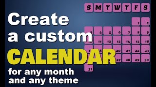 How To Make A Custom Calendar Using Paintshop Pro [upl. by Walter617]