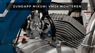 Zundapp Mikuni VM24 monteren  passend maken [upl. by Analla]