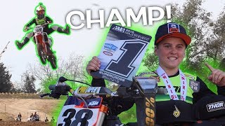 DANGERBOY WINS 4 CHAMPIONSHIPS IN 1 DAY Haiden Deegan Mini Os Supercross Recap [upl. by Inhoj423]