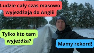 Ludzie cały czas masowo wyjeżdżają do Anglii Mamy rekord Tylko kto tam wyjeżdża [upl. by Ynohta]