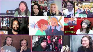 Miss Kobayashis Dragon Maid Opening 1 「Blue Sky Rhapsody」  React Mashup 小林さんちのメイドラゴンOP1 [upl. by Voss315]