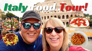 Italy Food Tour  Rome  Naples Tuscany  Florence  Pisa [upl. by Saylor]