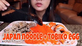 ASMRTOBIKO SUSHI  JAPAN NOODLES  ASMR INDONESIA [upl. by Eimmis]