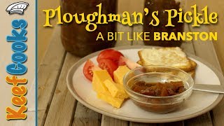 Homemade Ploughmans Pickle  Chunky Vegetable Pickle Like Branston keefcooks [upl. by Eille]