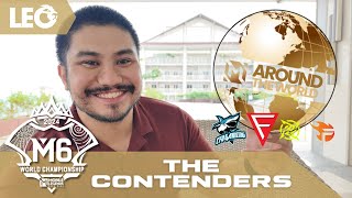 WHO ARE THE CONTENDERS AT M6  MLBB AROUND THE WORLD [upl. by Alilak]