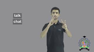 quotTalkquot quotChatquot  Indian Sign Language Tutorial  How to Sign [upl. by Afatsom]