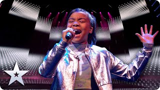 Golden girl Fayth Ifil STANDS UP with her GLITTERING voice  SemiFinals  BGT 2020 [upl. by Tail633]