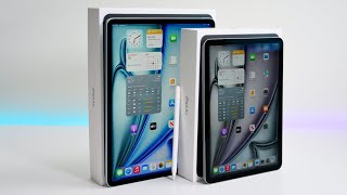 2024 iPad Air M2  Unboxing Setup and Whats New [upl. by Enirehtahc]