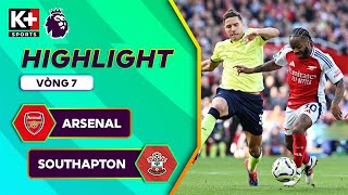 ARSENAL  SOUTHAMPTON HIỆP 2 SIÊU BÙNG NỔ HÀNG CÔNG PHÁO THỦ ÁP ĐẢO  NGOẠI HẠNG ANH 2425 [upl. by Karoline469]