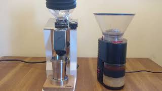 Eureka Mignon Oro Single dose vs my old Bodum Cafe Bistro grinder [upl. by Lledrev886]