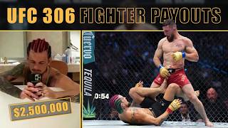 UFC 306 Payouts amp Salaries Revealed  OMalley vs Dvalishvili [upl. by Curnin]