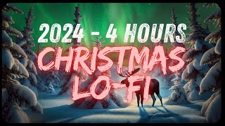 Cozy Christmas Beats  4 Hours of LoFi Holiday Tracks for Relaxing Studying amp Working [upl. by Anohsal]