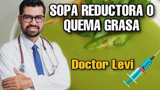 SOPA REDUCTORA KETO DE KILOS MORTALES sopa quemagrasa [upl. by Hyrup]