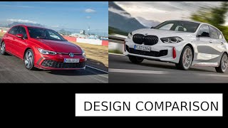 2021 BMW 128ti VS 2020 VW GOLF GTI  COMPARISON OF COMPACT HOT HATCHES ENG CZ SUBSTITLES [upl. by Dhaf]